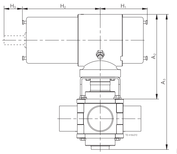 Alfa-Laval-Koltek-Actuator-Dimensions Alfa-Laval-Koltek-Actuator-Dimensions