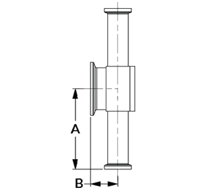 Tri-clamp-instrument-tee